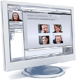 Web-conferencing with EventPartner - share presentations, use Webcams!