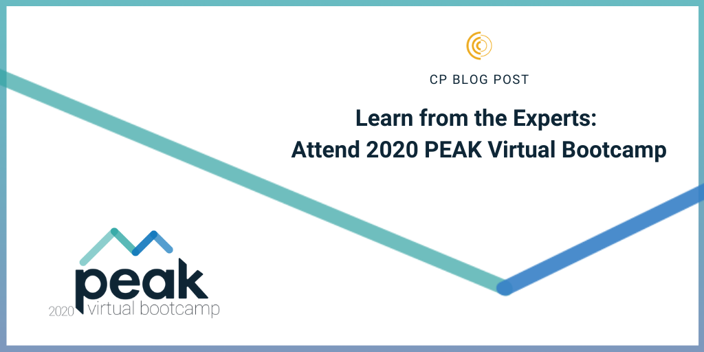 Attend 2020 PEAK Virtual Bootcamp