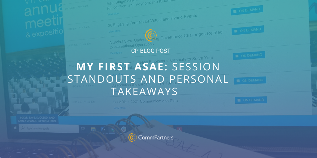 My First ASAE: Session Standouts and Personal Takeaways